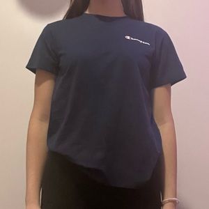 Navy champion short sleeve tee